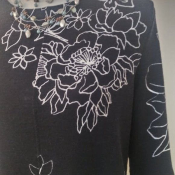 NWOT navy light sweater dress size M from M&S - Picture 2 of 7